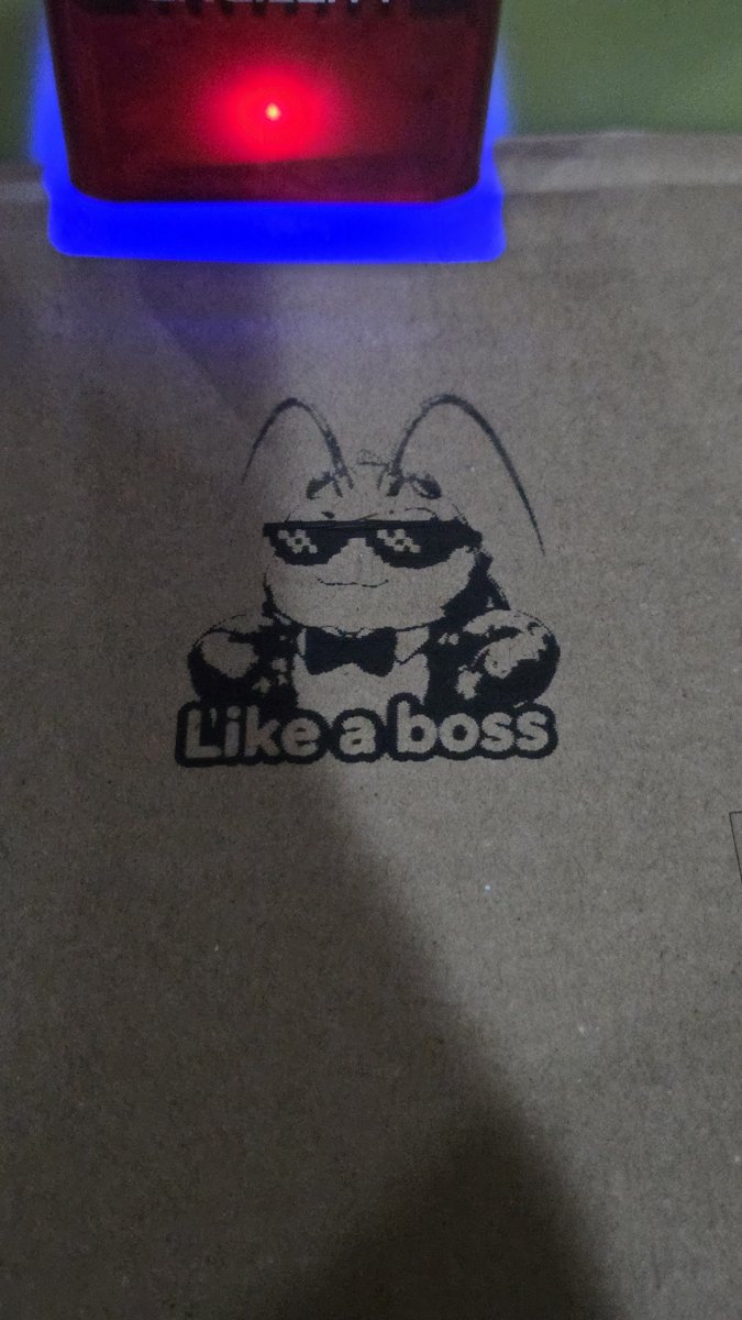 Like a boss, engraved.